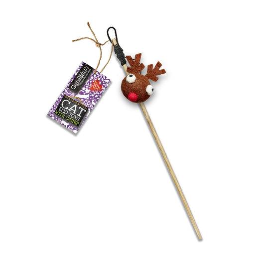 Dasher  -  Eco Cat Teaser Toy with Catnip